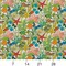 Reef - Blue,Coral & Peach Tropical & Botanical Upholstery Fabric 54 Inches"